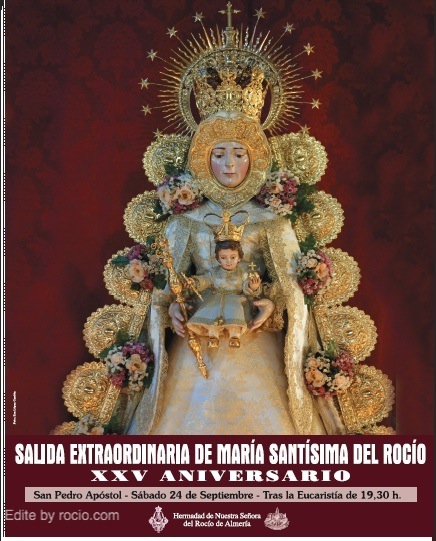 XXV Aniversario de la Hermandad de Nuestra Señora del Rocío de Almería