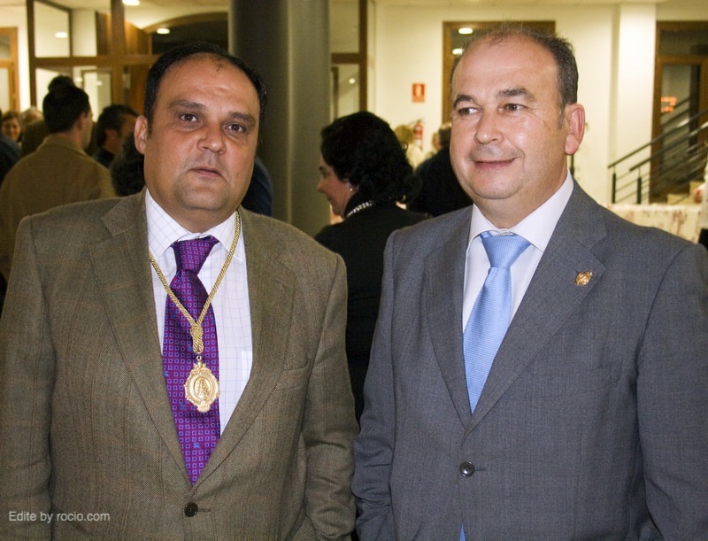 El actual Presidente José Joaquín Gil con Manuel García