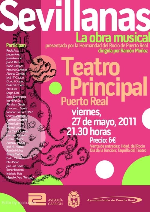 El próximo viernes 8 de julio se presentará de nuevo en el Teatro Principal de Puerto Real