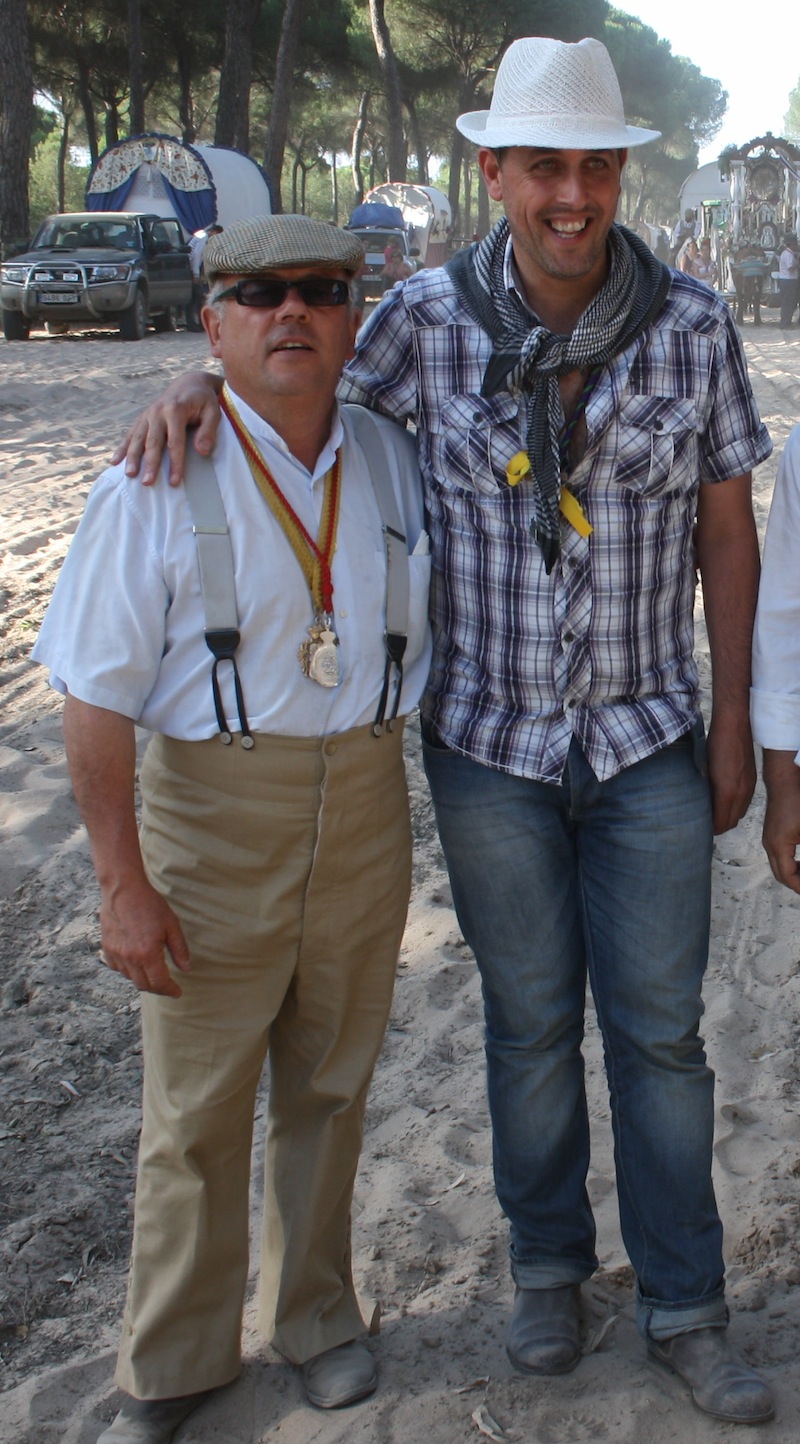Con el Hno. Mayor de Ronda, Juan Martín Malet
