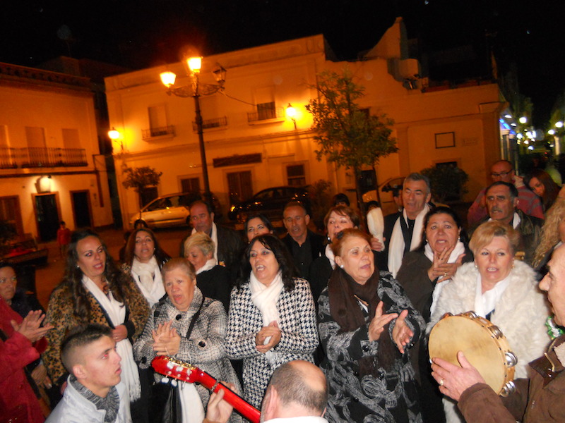 El Coro de Campanilleros Sabor Andaluz en un momento de su actuación