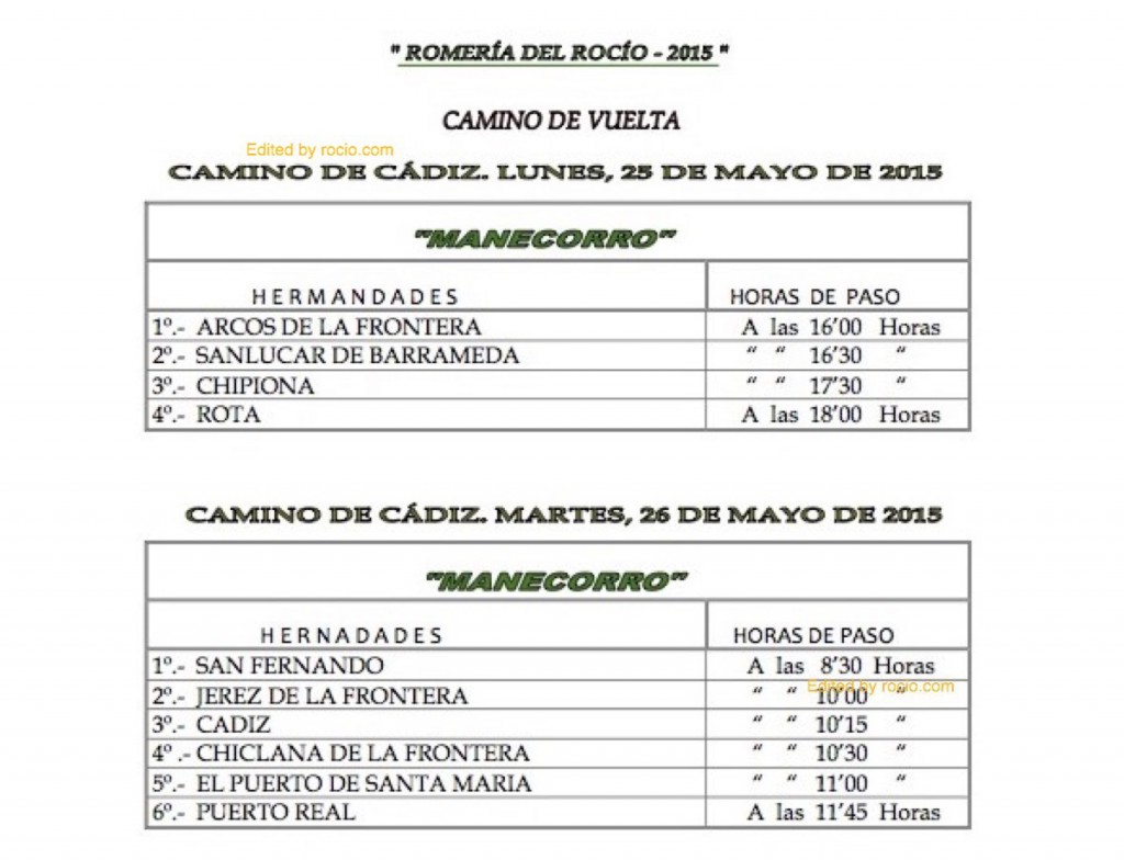 HORARIOS DE PASO ROMERIA 2015-14