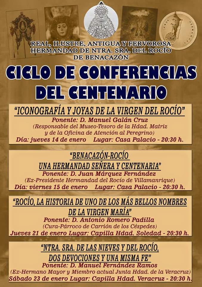 Benacazon conferencias centenario