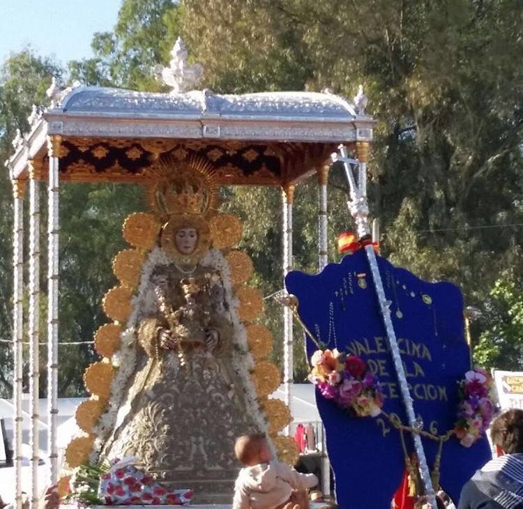 Valencina procesion Virgen 2016-1