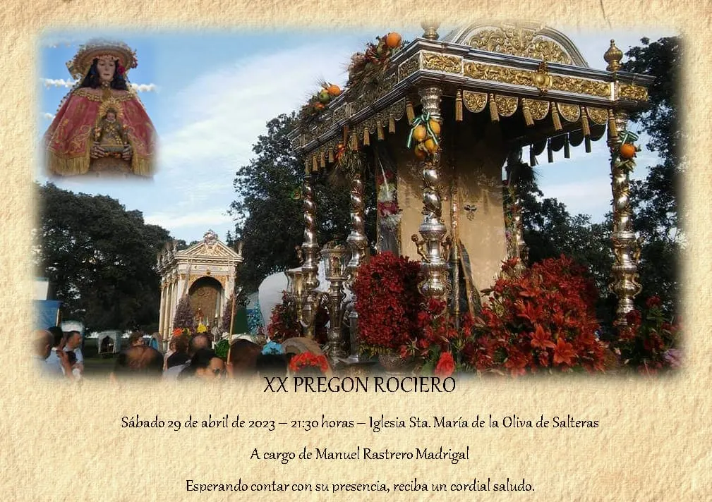 Pregon rocio 2023 Salteras