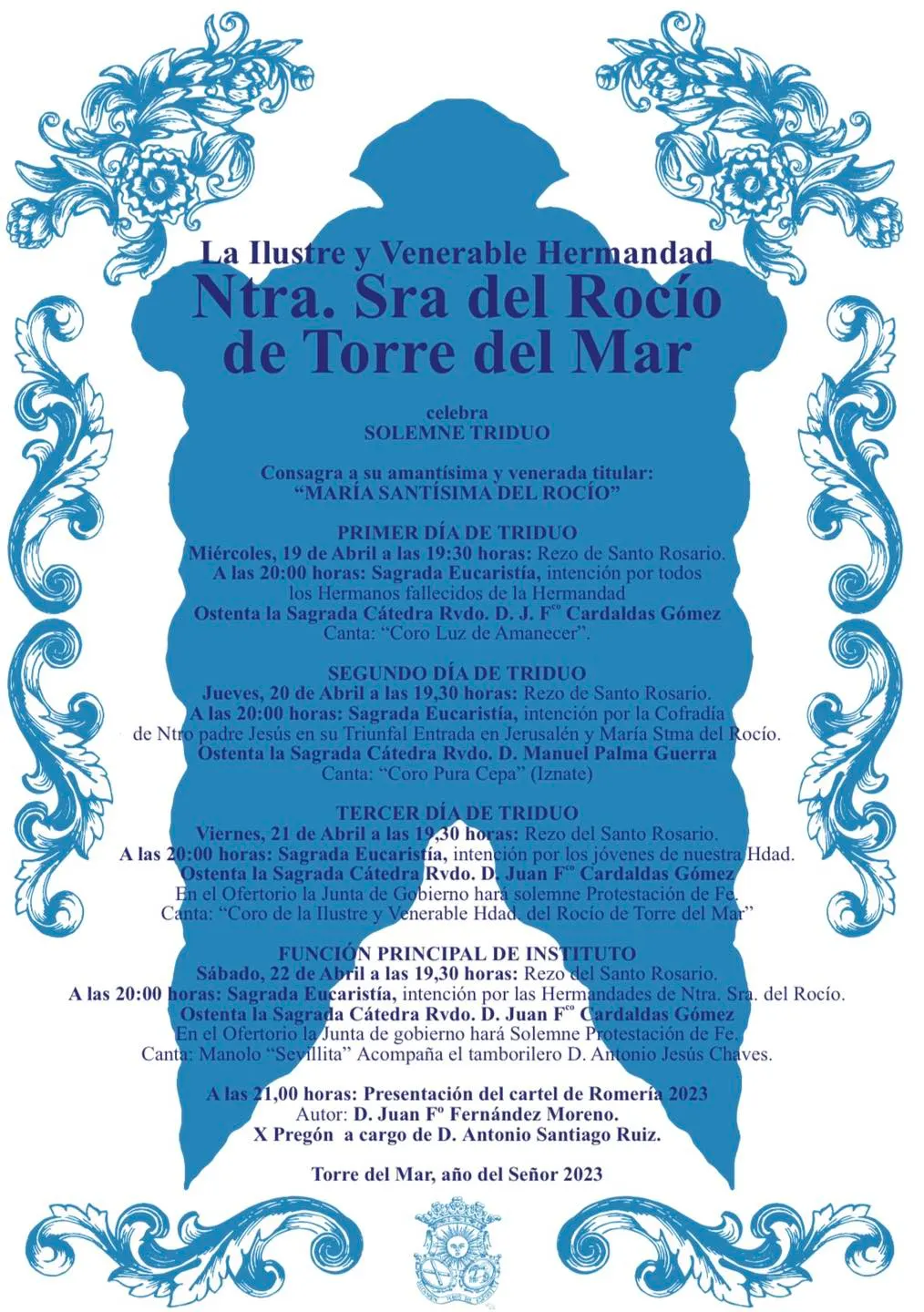 cultos rocio 2023 Torre del mar