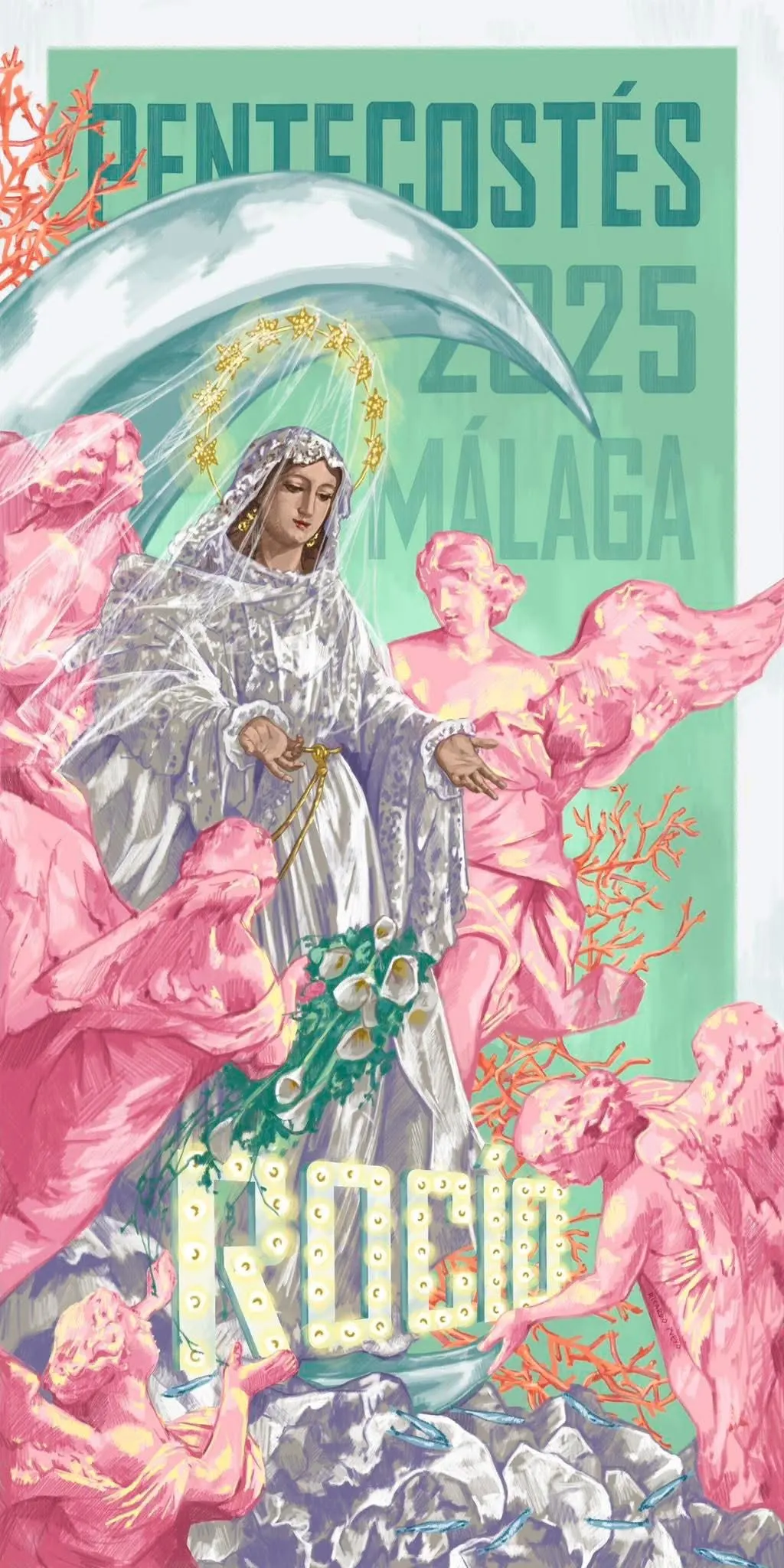 Cartel Rocio 2025 Malaga