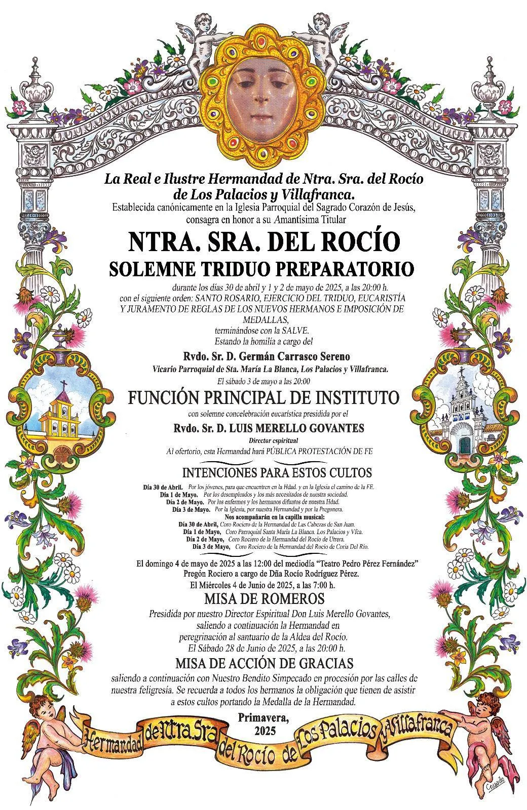 Actos Los palacios Villafranca 2025