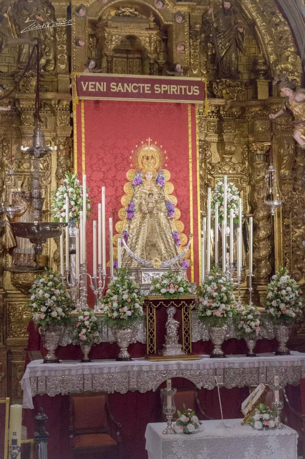 Altar de cultos rocio 2026-Olivares
