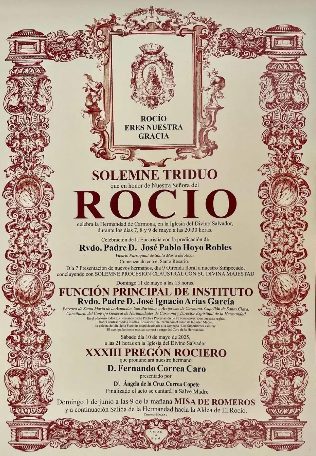 Actos Rocio 2025 Carmona
