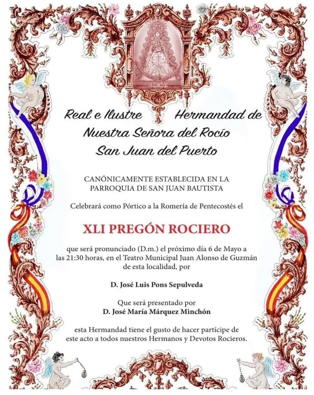 Pregon rocio 2023 San juan del puerto