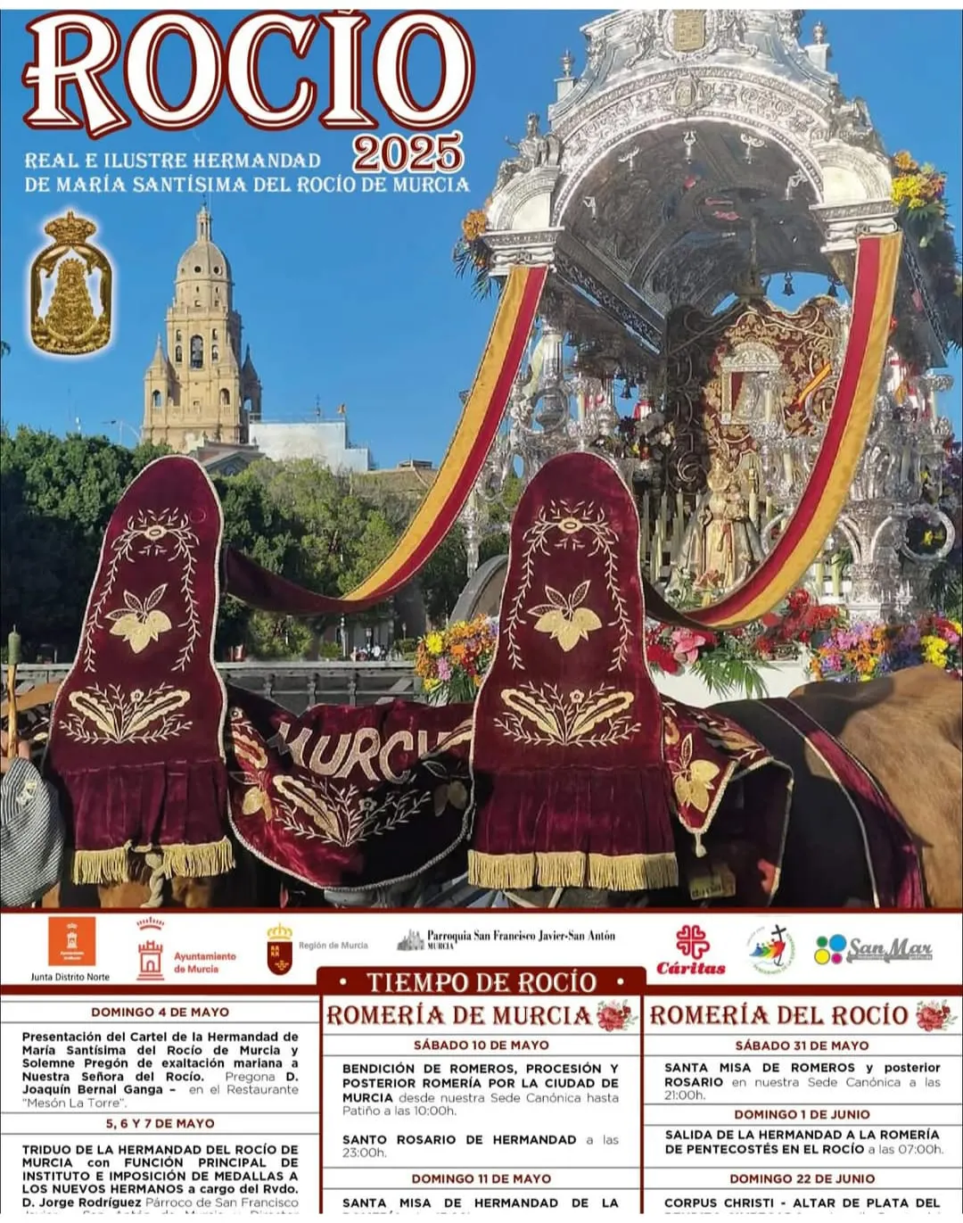 Cartel rocio 2025 Murcia