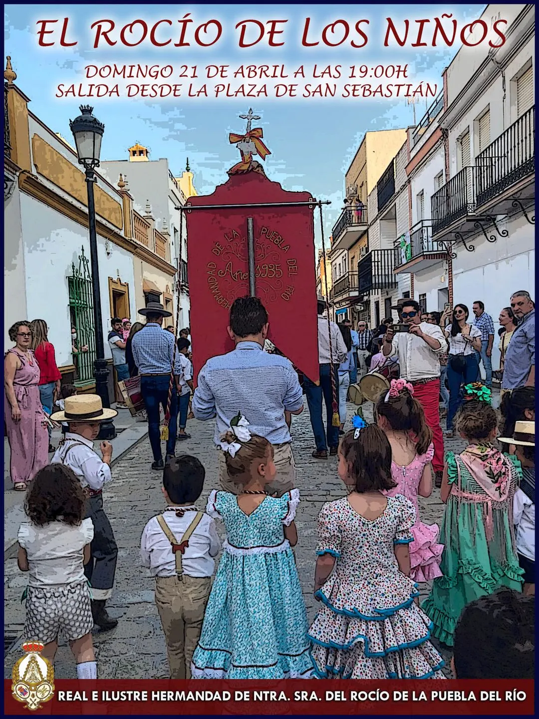 cartel rocio 2024 - La puebla de los niños