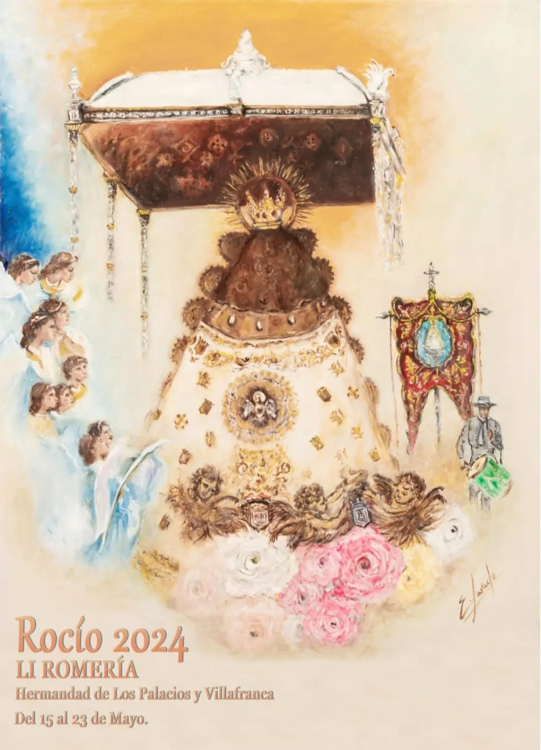 cartel rocio 2024 - los palacios villafranca