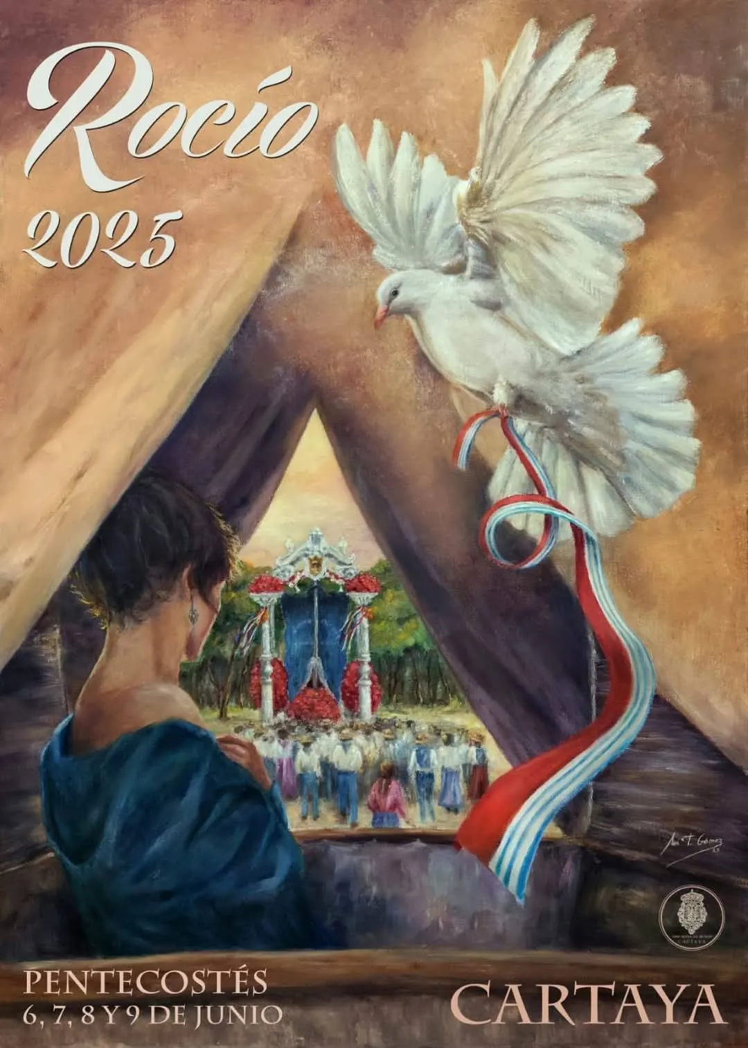 Cartel rocio Cartaya 2025