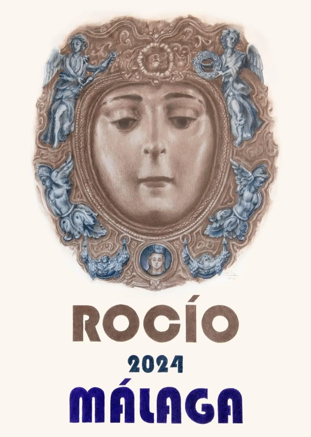 cartel rocio 2024 - Malaga