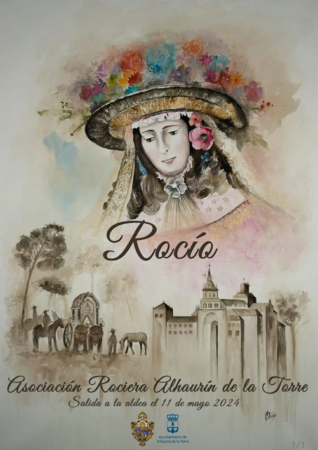 cartel rocio 2024 - Alhaurin de la Torre