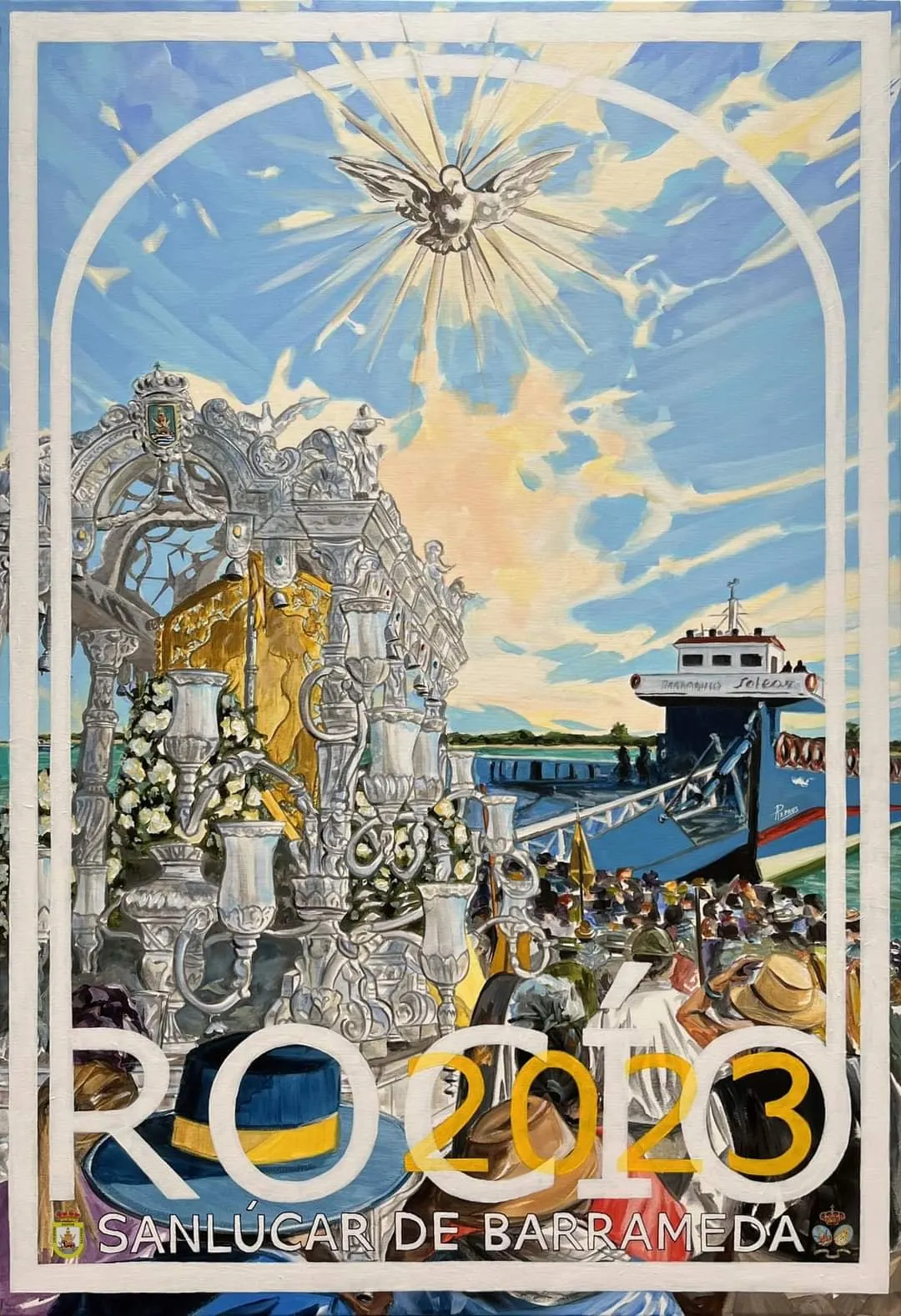 Cartel Rocío 2023 Sanlucar de Barrameda