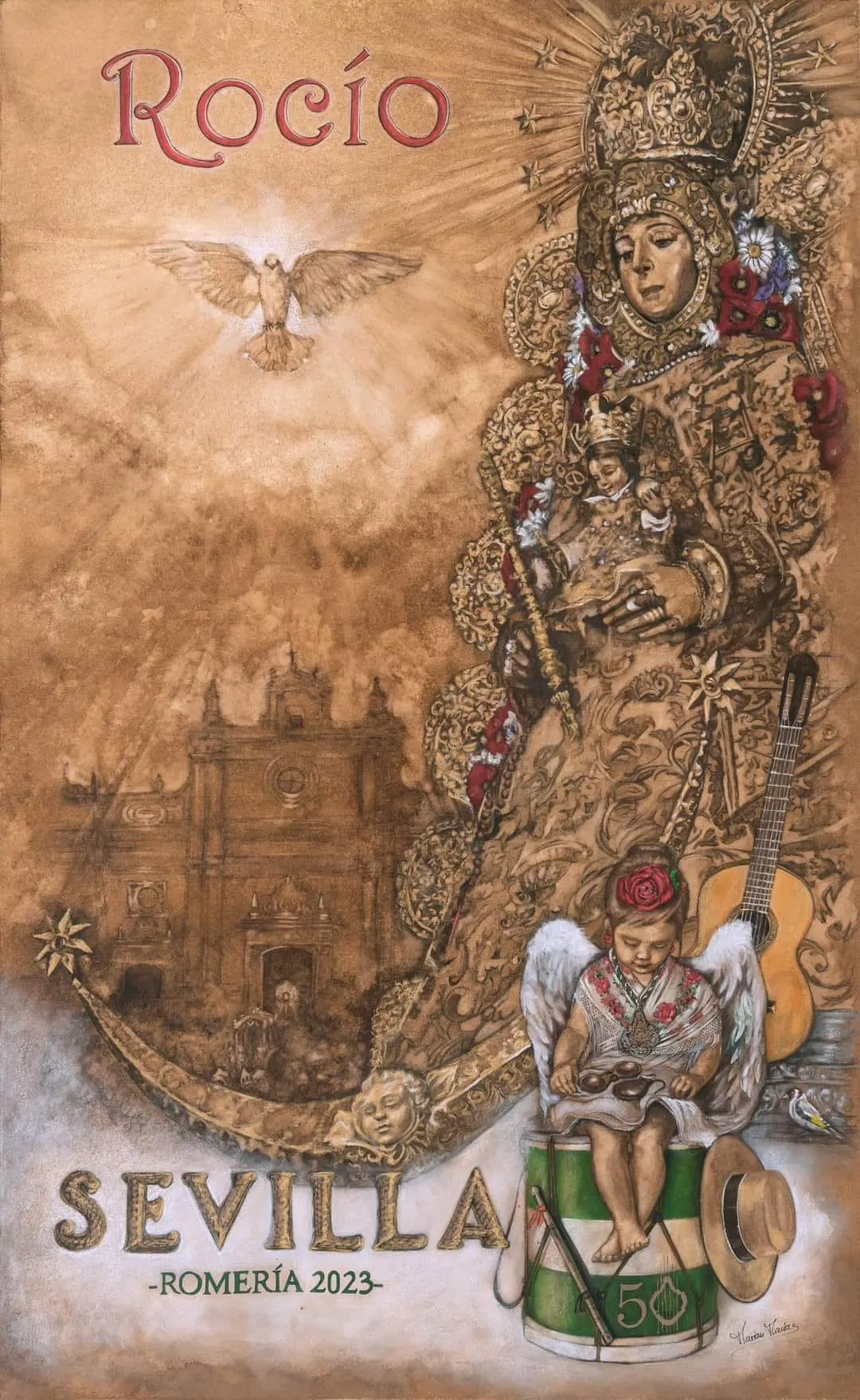Cartel Rocío 2023 Sevilla