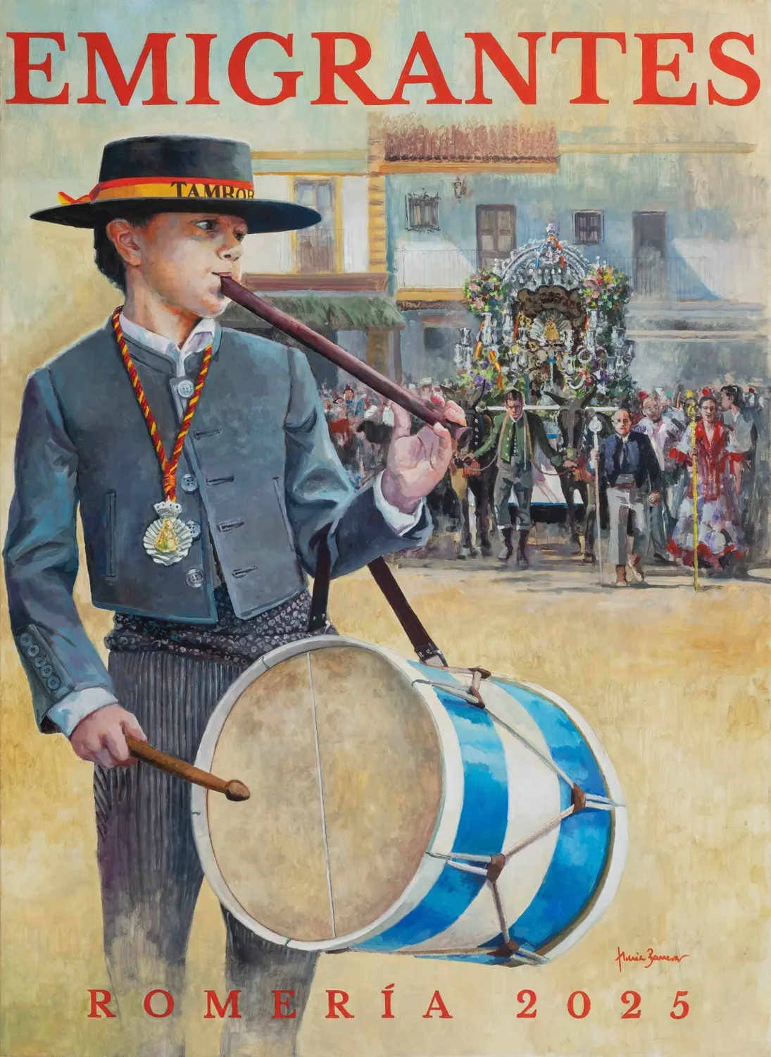 Cartel Rocio 2025 emigrantes