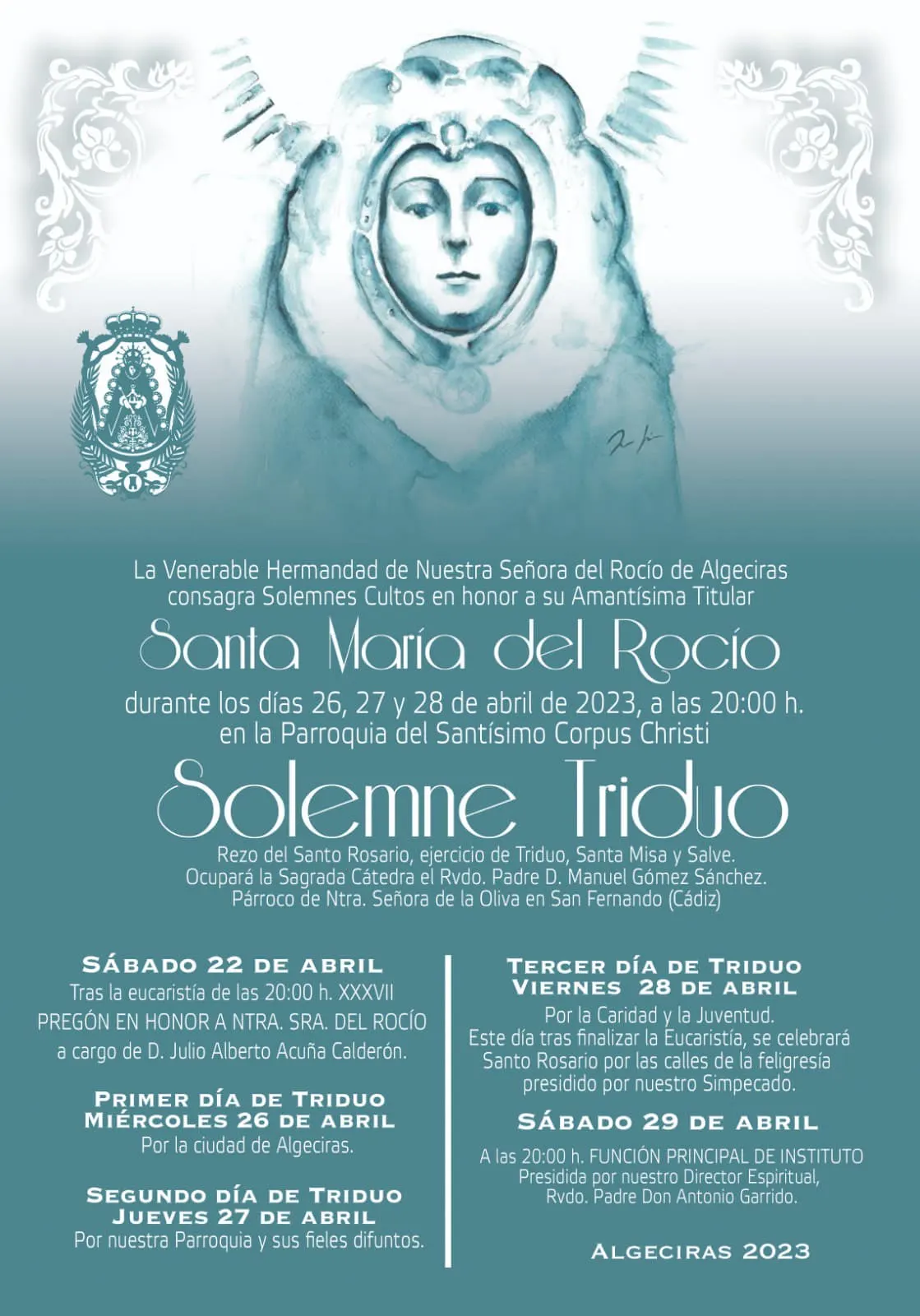 cultos rocio 2023 Algeciras