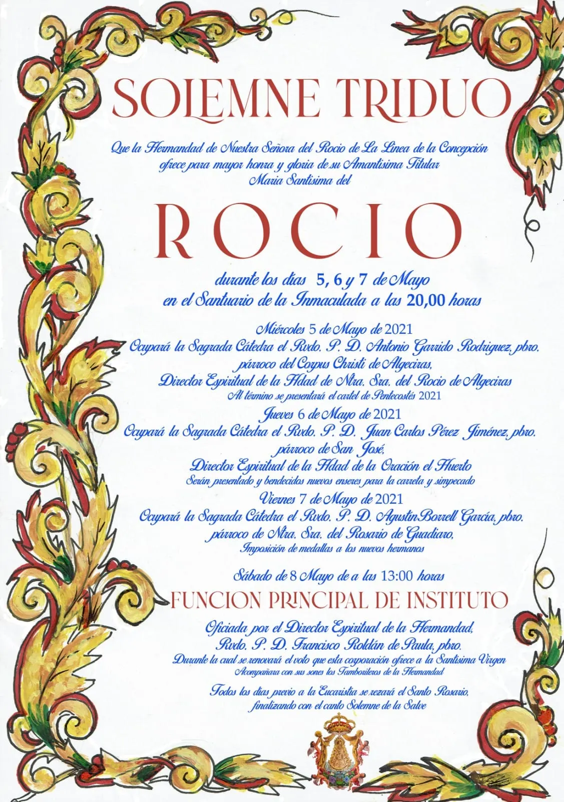 La Linea cartel rocio 2021