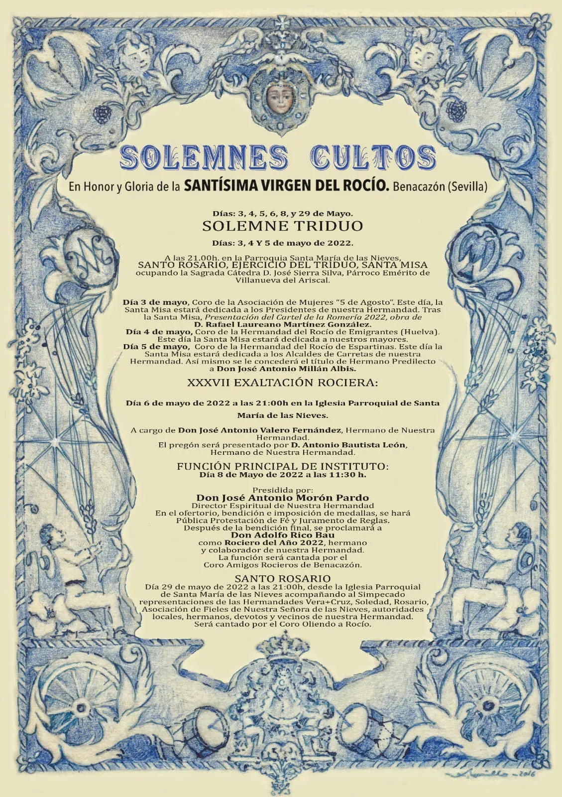 cultos rocio 2022-Benacazon