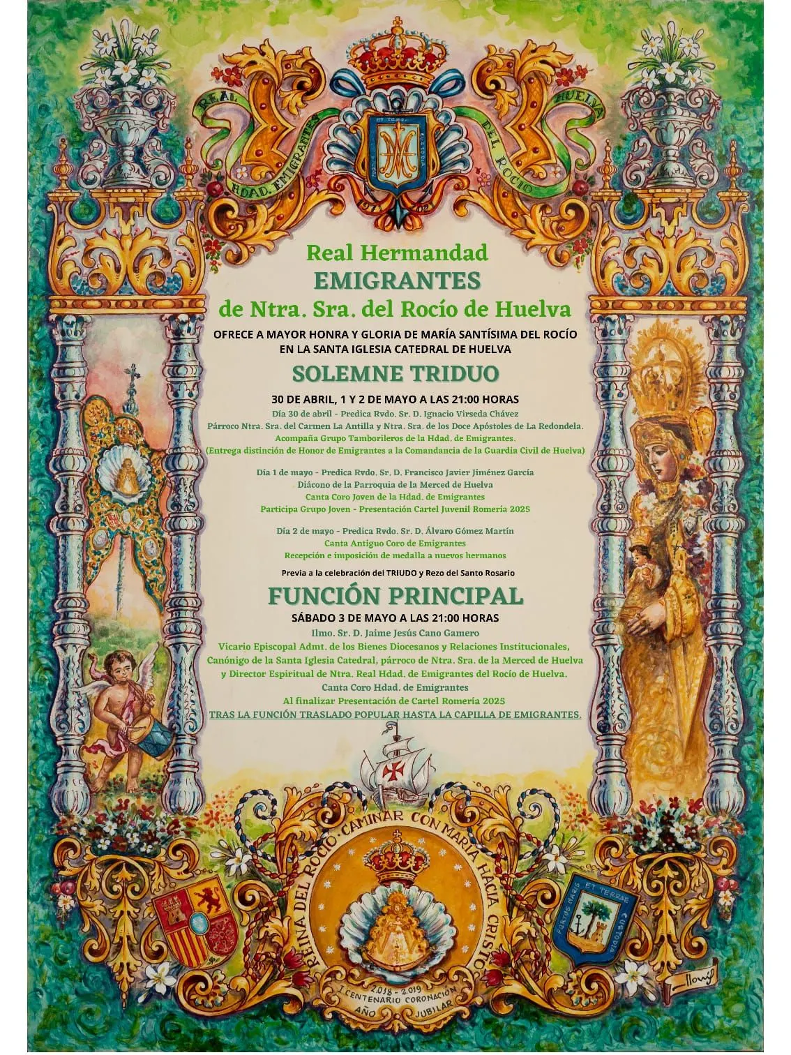Actos emigrantes 2025