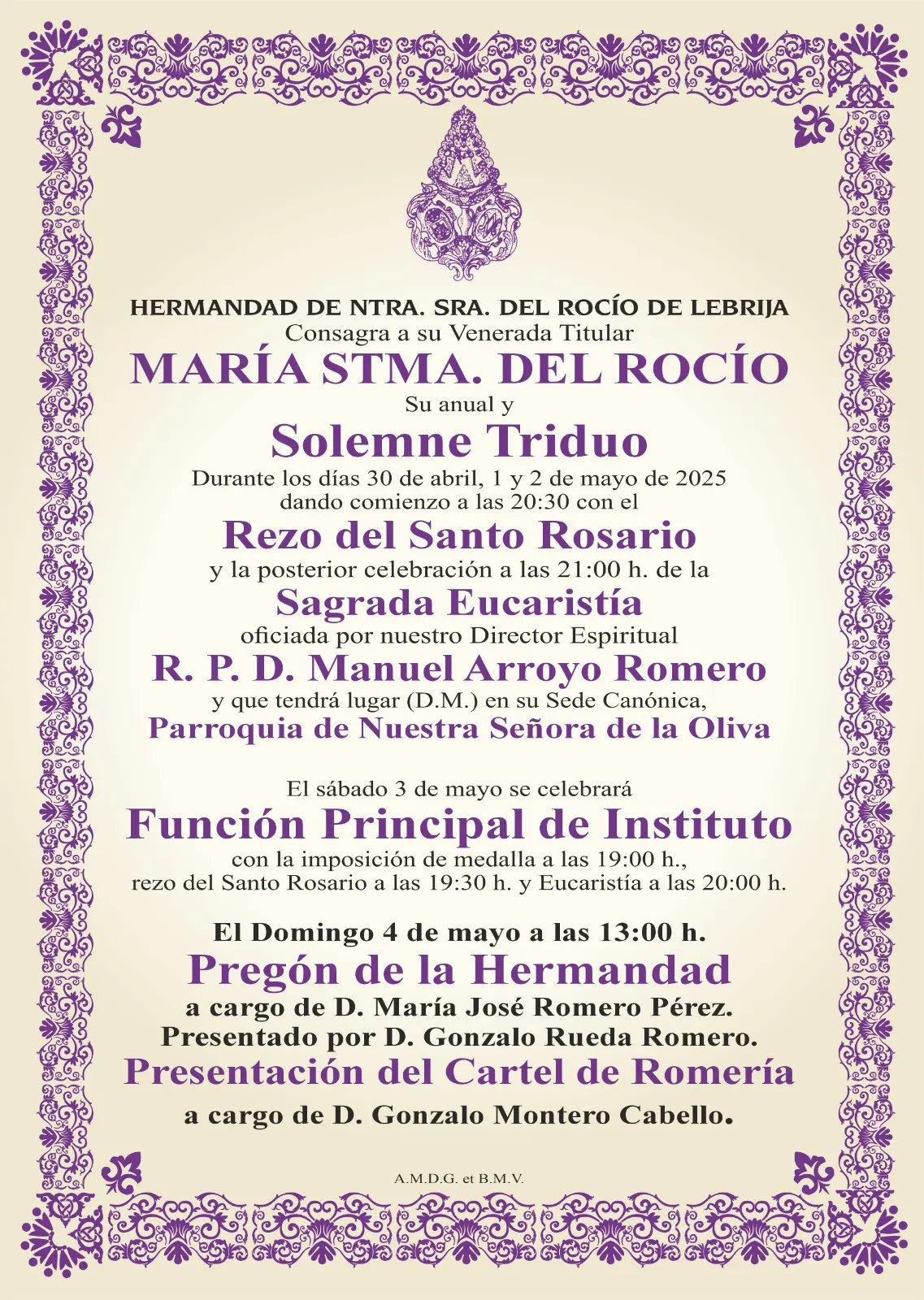 Actos lebrija 2025