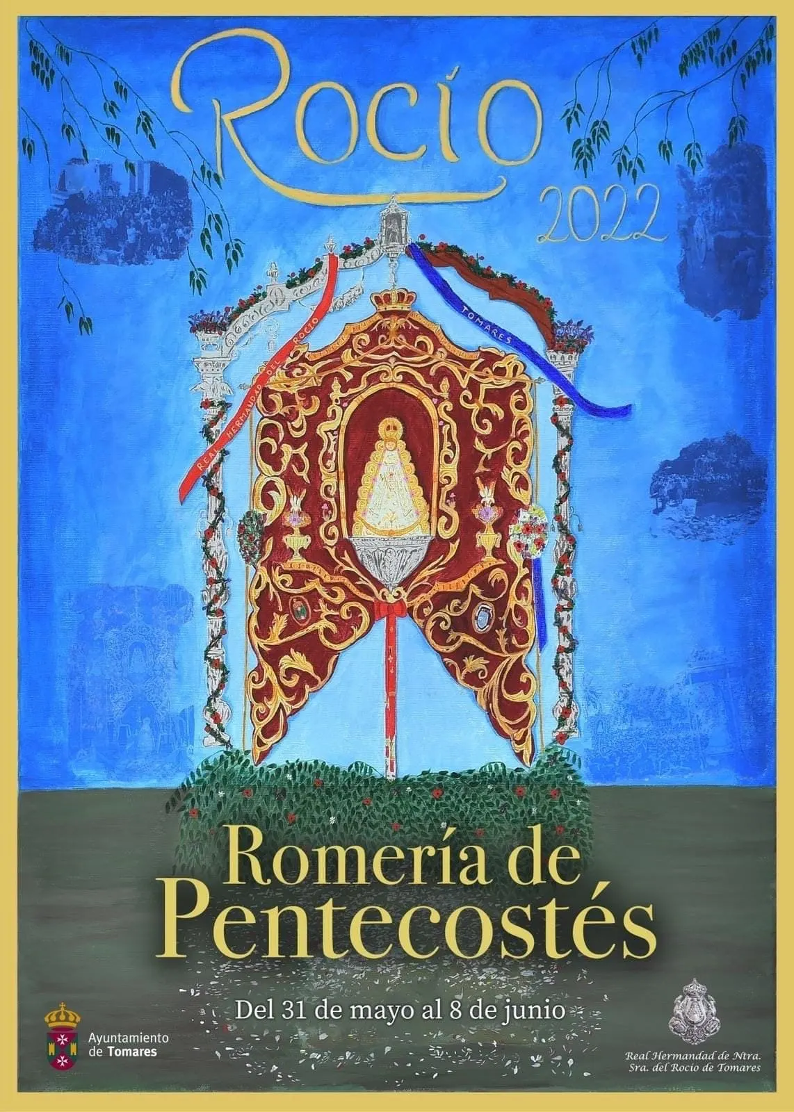 cartel rocio 2022 Tomares