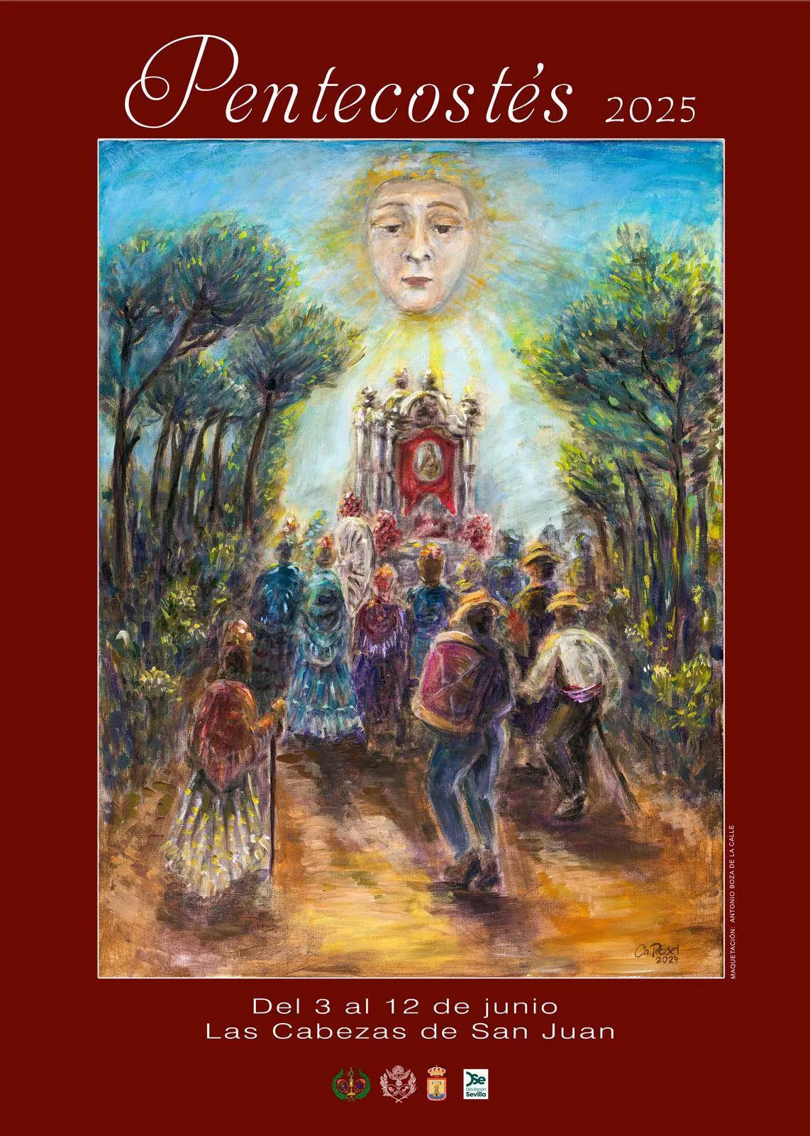 Cartel rocio 2025 Las Cabezas de San Juan
