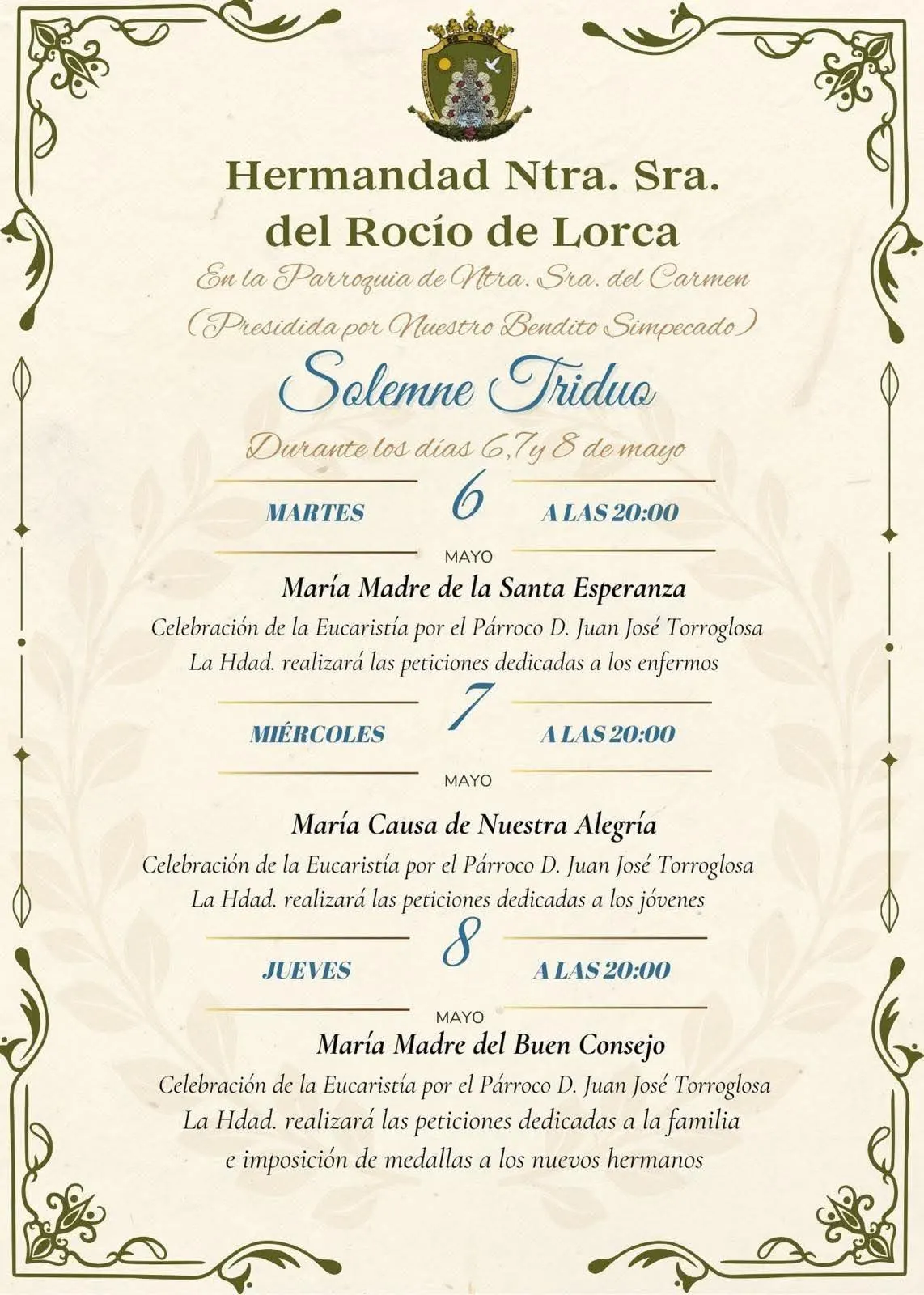 Actos rocio Lorca 2025