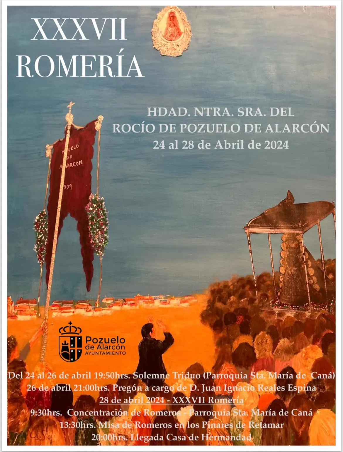 cartel rocio 2024 -Pozuelo de Alarcon