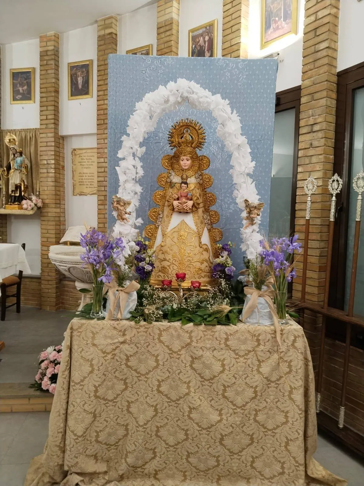Altar de cultos rocio 2026-Mazagon