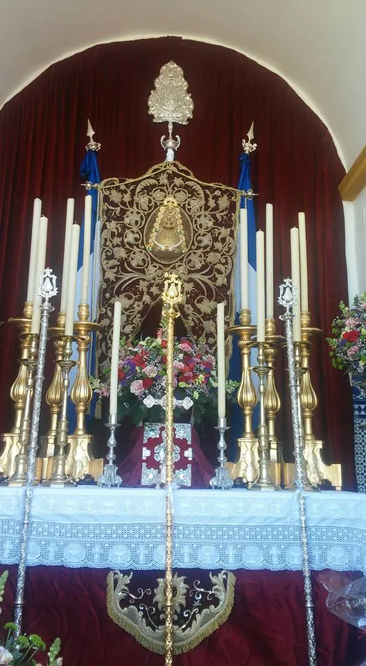 Carrión de los Cespedes altar aldea