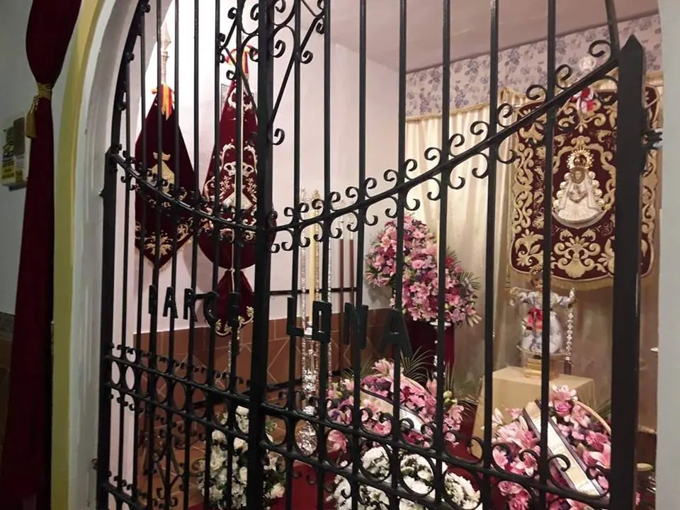 Barcelona altar en la aldea