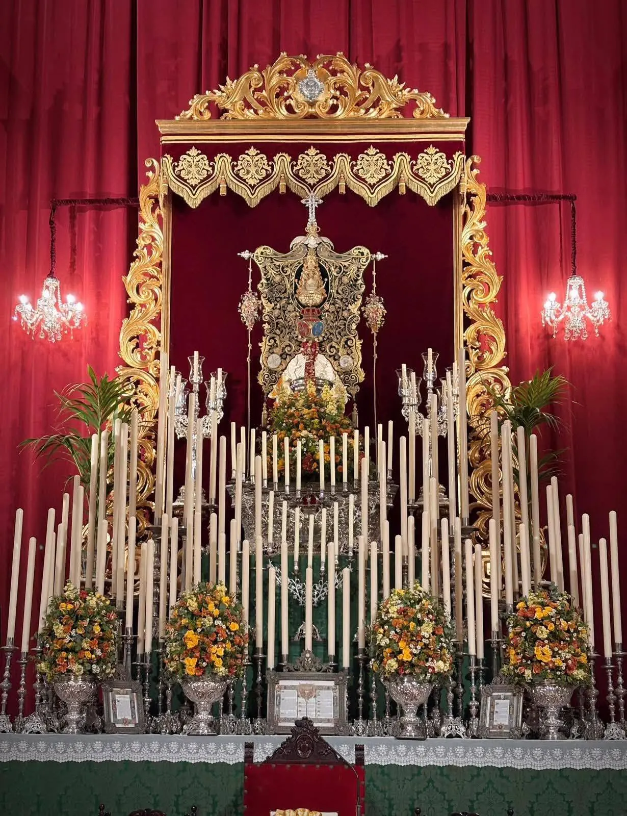 Altar de cultos rocio 2026-Malaga La Caleta