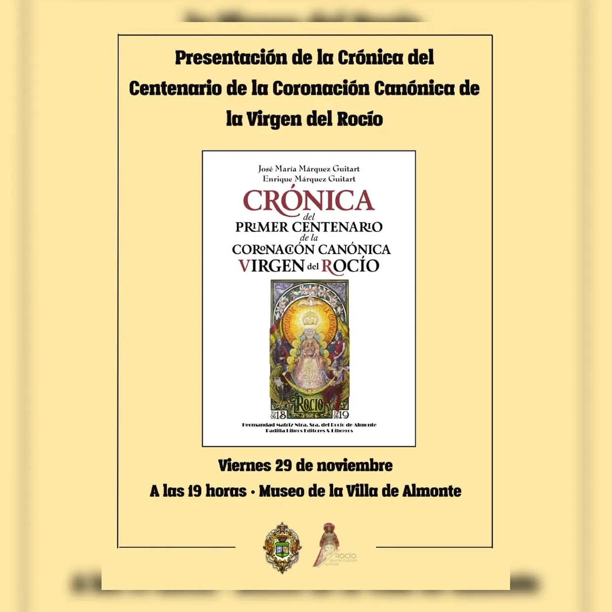 Cronica cntenario coronacion rocio 2019