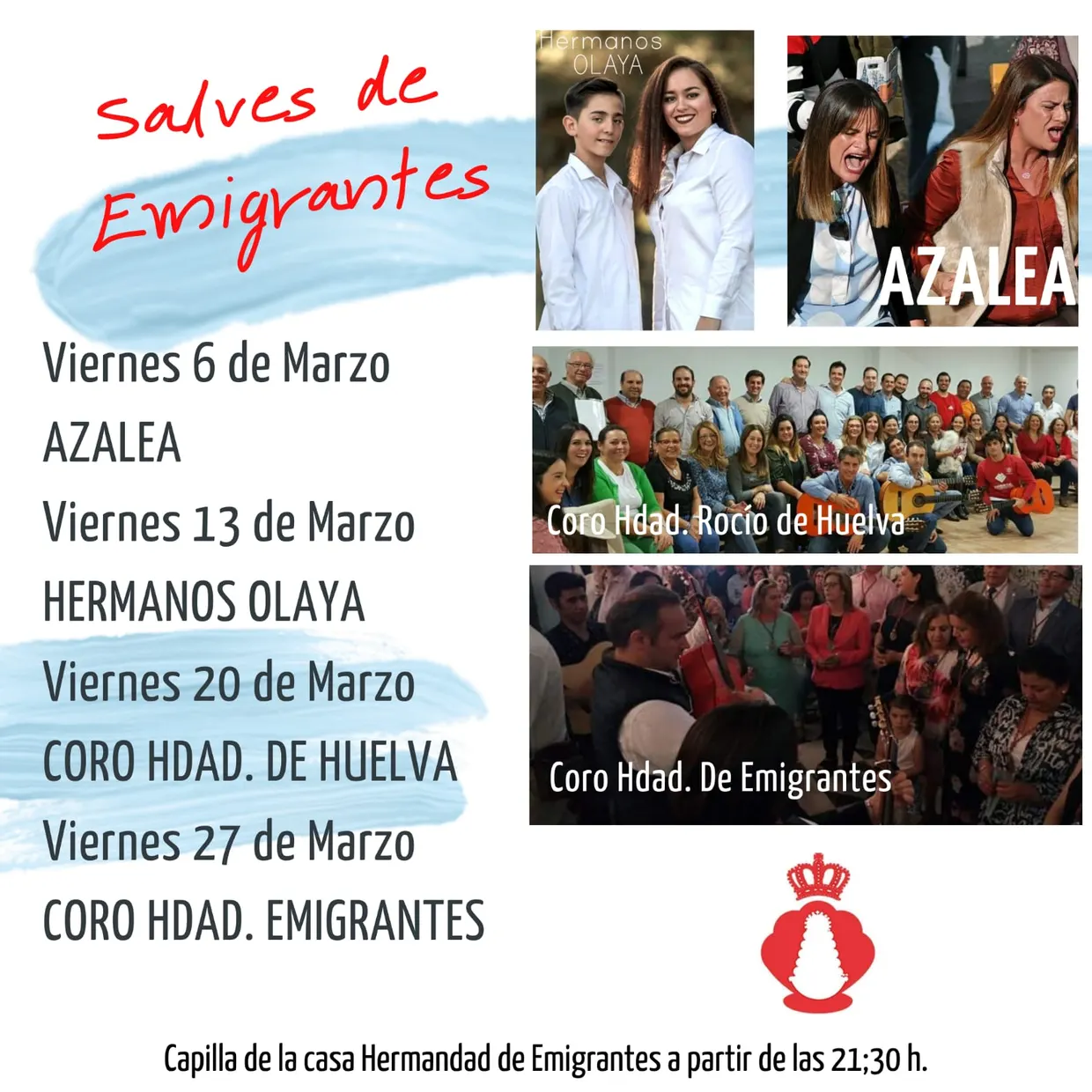 Emigrantes Actos diversos y VII Gala de Moda Flamenca