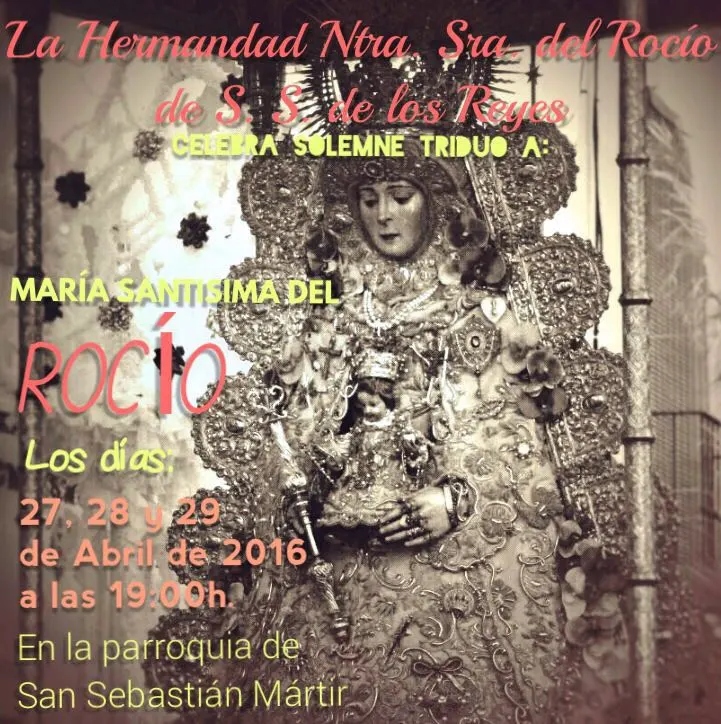 San Sebastina de los Reyes Triduo 2016