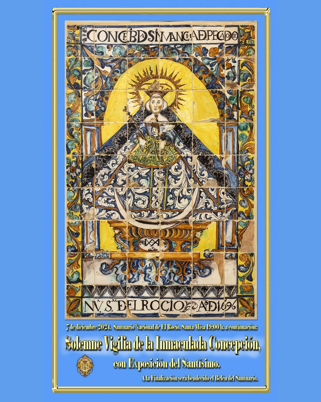 vigilia inmaculada en el rocio 2024