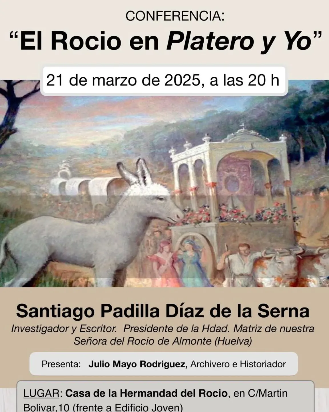Conferencia platero y yo por santiago paddilla 21-03-2025
