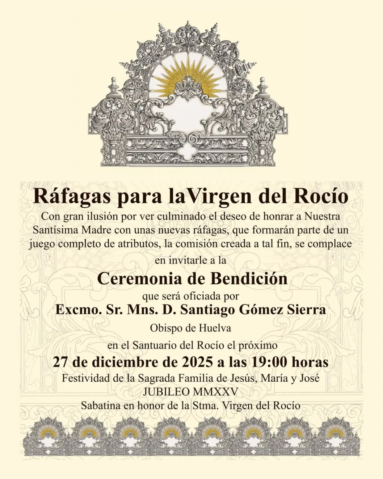 nuevos atributos virgen rocio