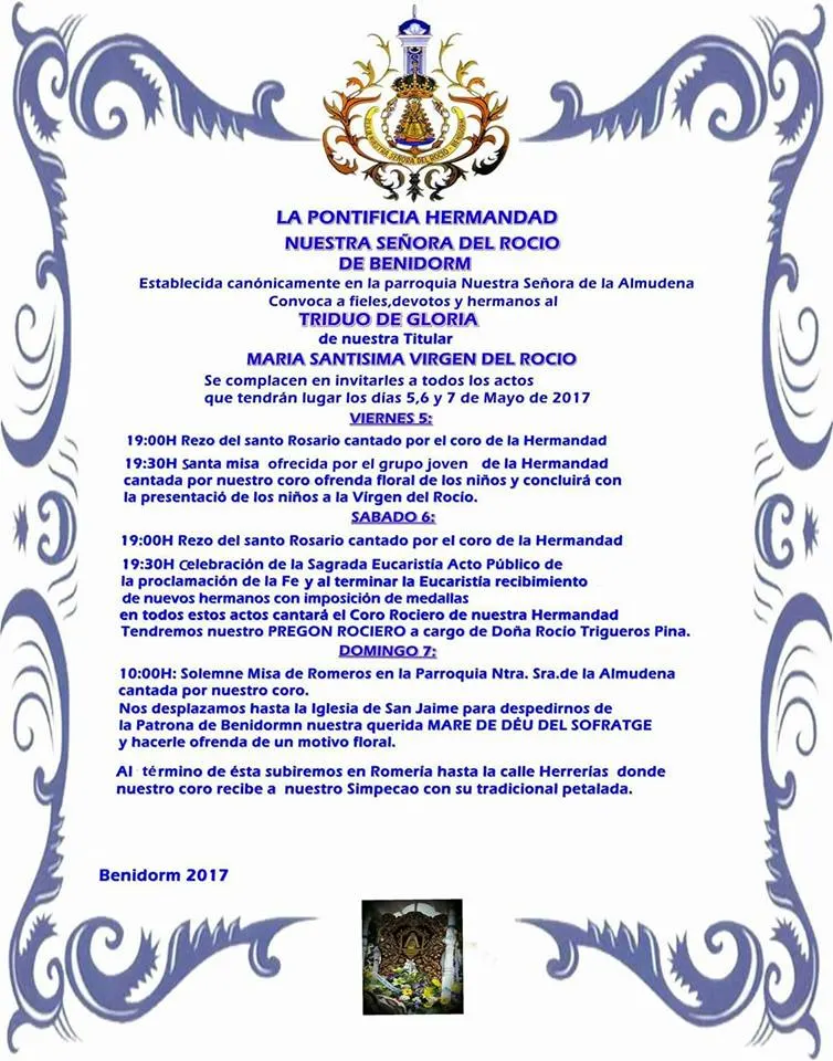 Benidorm Triduo 2017