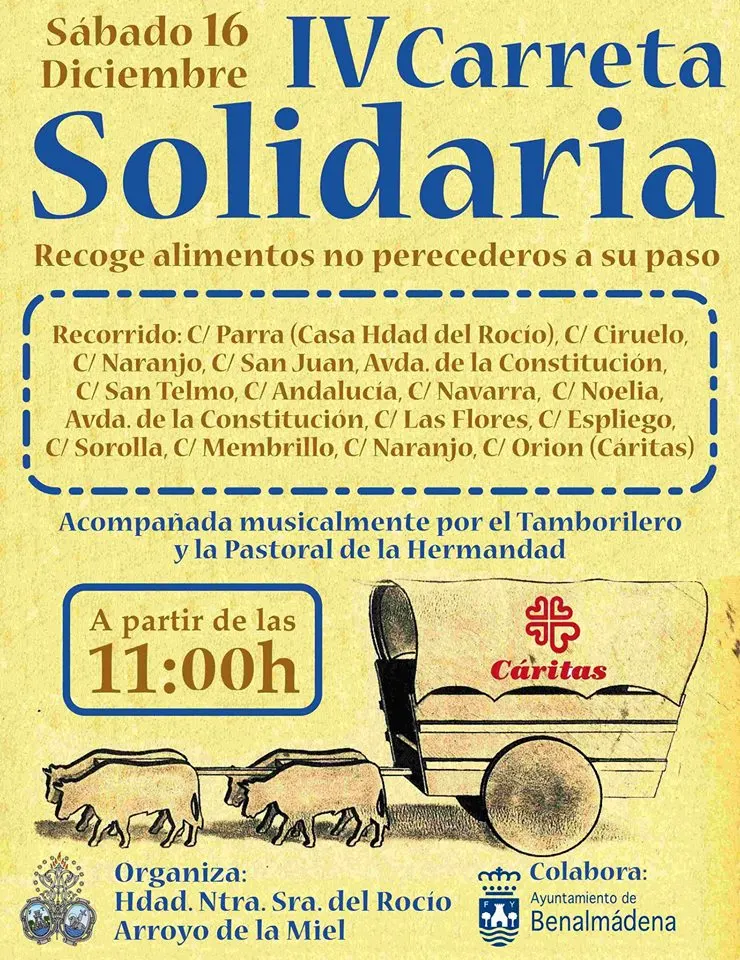 Arroyo de la miel carreta solidaria