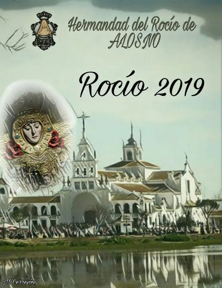 Alosno Cartel de la romeria del rocio-Manuel angel Marquez Cerrejon- 2019