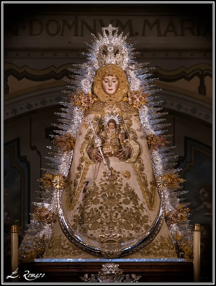 virgen rocio 2012 en parroquia asunción