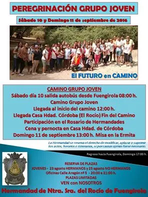 Peregrinacion joven Fuengirola