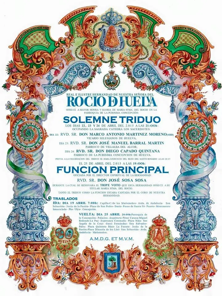 Huelva triduo 2015