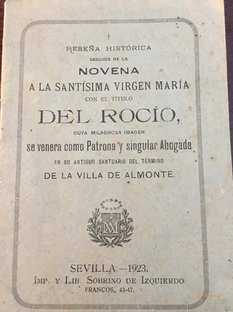 Novena a la virgen del rocio en 1923 - IMG_7074